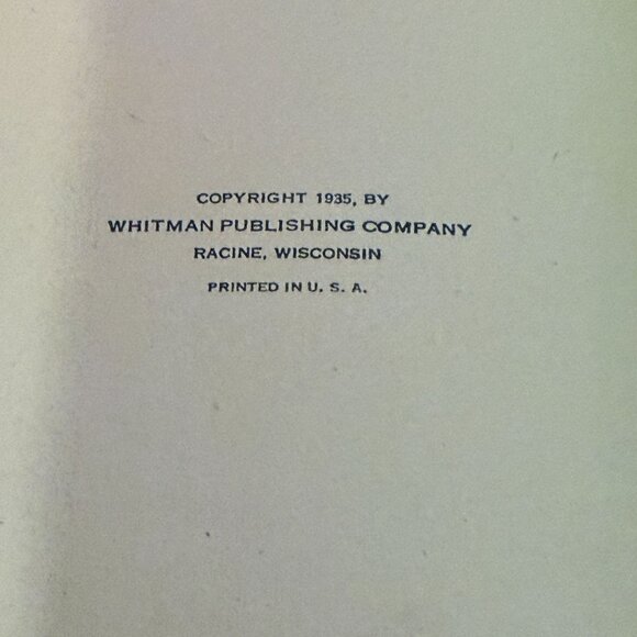 Kidnapped By Robert Louis Stevenson 1935 Hardcover Edition Whitman Publishing - Picture 5 of 5